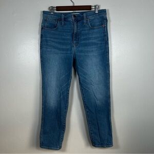 Madewell Straight Leg Jeans in Medium Blue